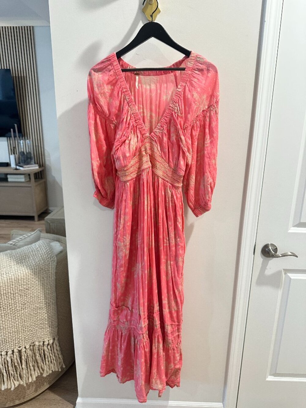 FREE PEOPLE Golden Hour Maxi in Electropop Combo Size Medium - Picture 5 of 15